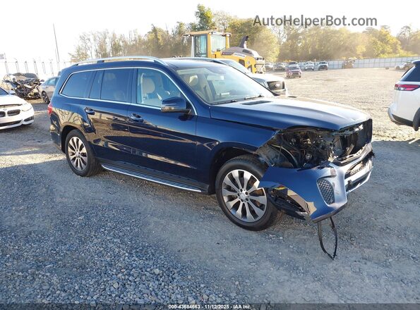 4JGDF6EE4HA796552 2017 MERCEDES-BENZ GLS 450 Blue Przód prawy