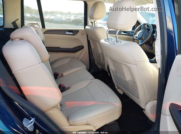 4JGDF6EE4HA796552 2017 MERCEDES-BENZ GLS 450 Blue Widok naklejki z numerem VIN