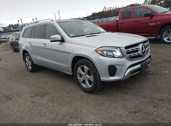 4JGDF6EE6HA773693 2017 MERCEDES-BENZ GLS 450 Серебряный Передняя правая четверть