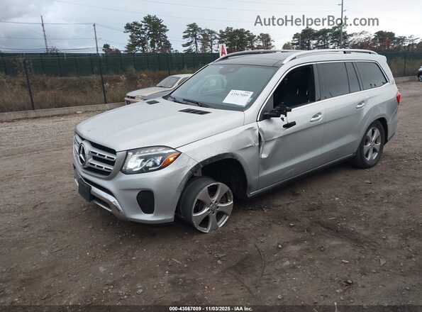4JGDF6EE6HA773693 2017 MERCEDES-BENZ GLS 450 Серебряный Передняя левая четверть