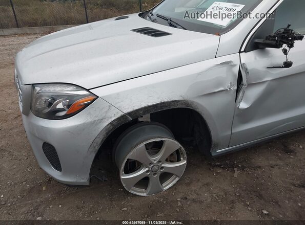 4JGDF6EE6HA773693 2017 MERCEDES-BENZ GLS 450 Серебряный Вид спереди
