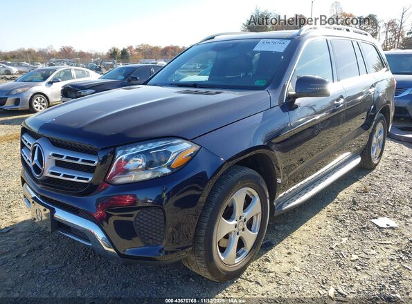 4JGDF6EE6HA808376 2017 MERCEDES-BENZ GLS 450 Black Առջևի ձախ երեք քառորդ տեսարան