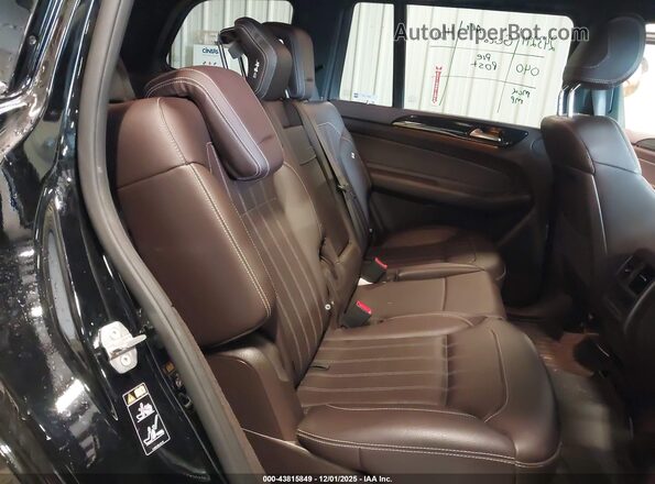 4JGDF6EE6JB168332 2018 MERCEDES-BENZ GLS 450 Black Widok naklejki z numerem VIN