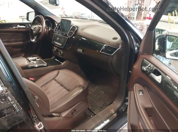 4JGDF6EE6JB168332 2018 MERCEDES-BENZ GLS 450 Black Widok wnętrza z przodu