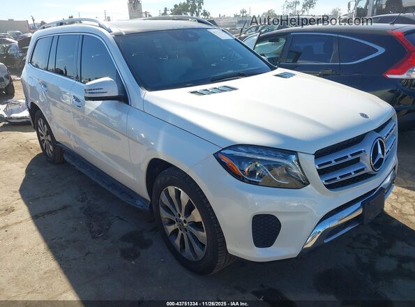 4JGDF6EE6KB239675 2019 MERCEDES-BENZ GLS 450 White Przód prawy