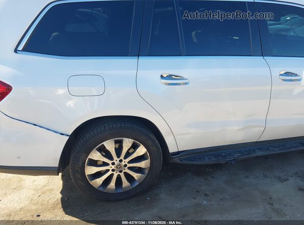 4JGDF6EE6KB239675 2019 MERCEDES-BENZ GLS 450 White Widok z przodu