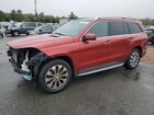 2017 Mercedes-benz Gls 450 4matic Red vin: 4JGDF6EE7HA776148