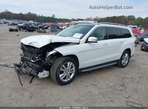 4JGDF6EE8HA758726 2017 MERCEDES-BENZ GLS 450 White Առջևի ձախ երեք քառորդ տեսարան