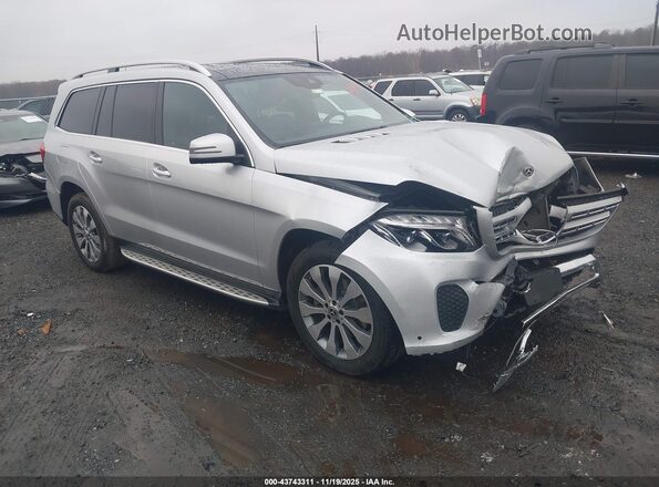 4JGDF6EE9KB224040 2019 MERCEDES-BENZ GLS 450 Серебряный Передняя правая четверть