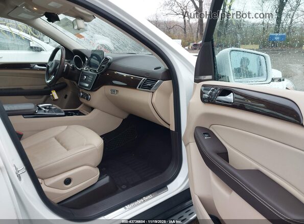 4JGDF6EEXHA947488 2017 MERCEDES-BENZ GLS 450 Белый Вид салона спереди