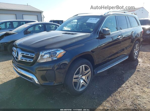 4JGDF6EEXJA997104 2018 MERCEDES-BENZ GLS 450 Черный Передняя левая четверть