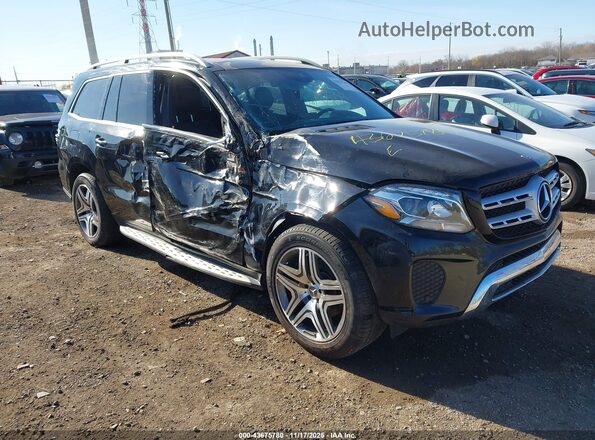 4JGDF6EEXJA997104 2018 MERCEDES-BENZ GLS 450 Черный Передняя правая четверть