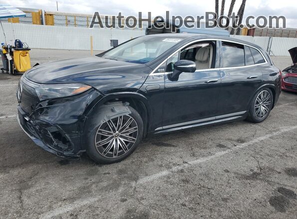 4JGDM4EB9PA002692 2023 MERCEDES-BENZ EQS Черный Передняя левая четверть
