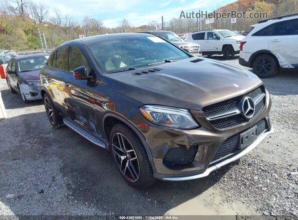 4JGED6EB0GA021180 2016 MERCEDES-BENZ GLE 450 AMG COUPE Brown Առջևի աջ