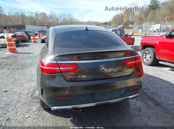 4JGED6EB0GA021180 2016 MERCEDES-BENZ GLE 450 AMG COUPE Brown 