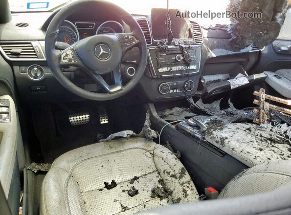 4JGED6EB5JA100822 2018 MERCEDES-BENZ GLE Синий Вид панели приборов