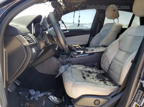 4JGED6EB5JA100822 2018 MERCEDES-BENZ GLE Синий Вид салона спереди