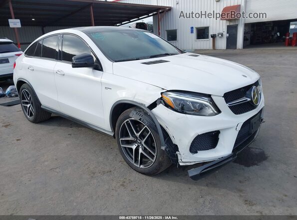 4JGED6EB6KA128615 2019 MERCEDES-BENZ AMG GLE 43 COUPE Белый Передняя правая четверть