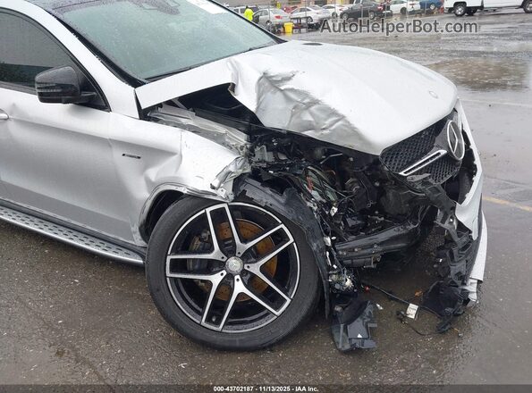 4JGED6EB8GA015580 2016 MERCEDES-BENZ GLE 450 AMG COUPE Silver Vista frontal