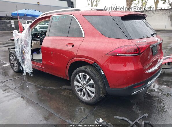 4JGFB4JB1MA484655 2021 MERCEDES-BENZ GLE 350 Red Tył lewy