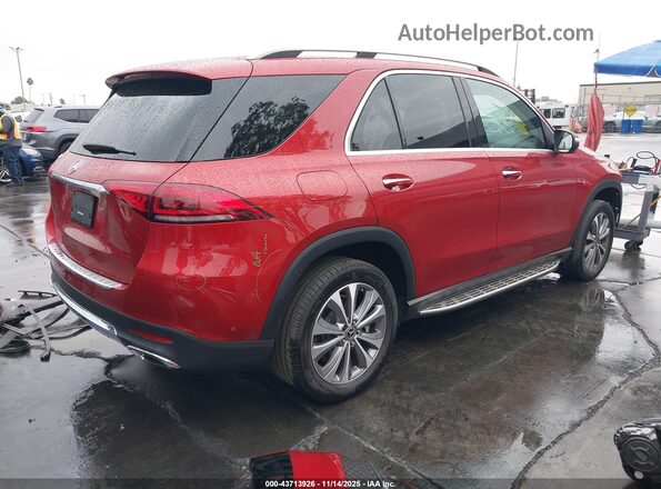 4JGFB4JB1MA484655 2021 MERCEDES-BENZ GLE 350 Red Tył prawy
