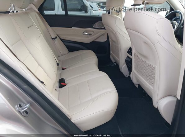 4JGFB4JB6MA482805 2021 MERCEDES-BENZ GLE 350 Beige Vista de la etiqueta del VIN