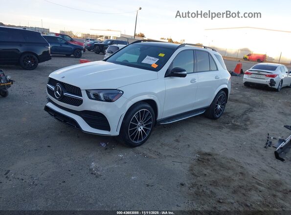 4JGFB4JB9NA803947 2022 MERCEDES-BENZ GLE 350 Белый Передняя левая четверть