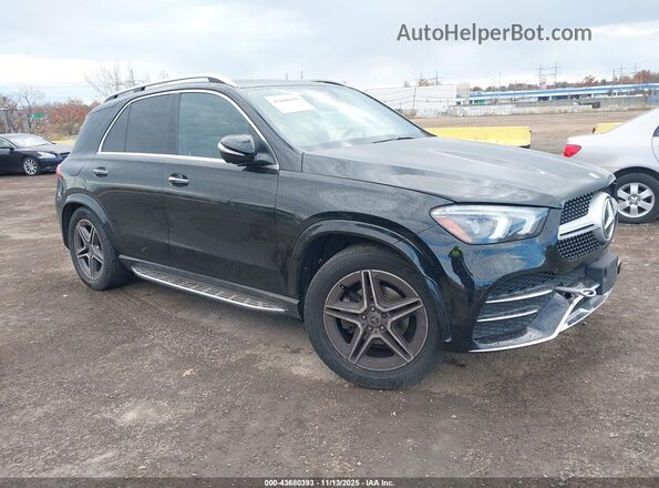 4JGFB4KB8NA641548 2022 MERCEDES-BENZ GLE 350 Черный Передняя правая четверть