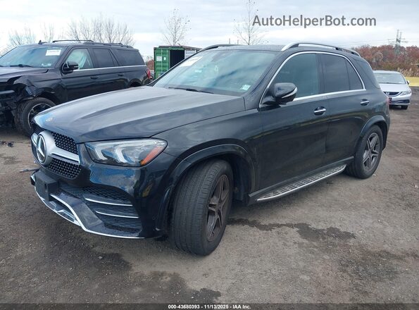 4JGFB4KB8NA641548 2022 MERCEDES-BENZ GLE 350 Черный Передняя левая четверть