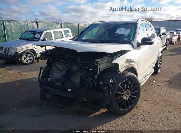 4JGFB4KBXMA327723 2021 MERCEDES-BENZ GLE 350 White Widok z przodu