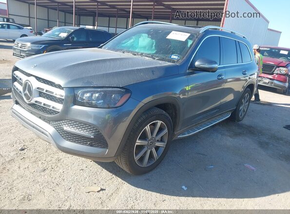 4JGFF5KE4MA441690 2021 MERCEDES-BENZ GLS 450 Серый Передняя левая четверть