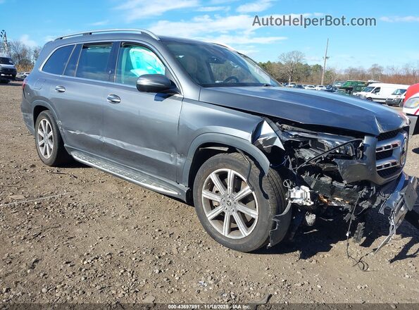 4JGFF5KEXMA489727 2021 MERCEDES-BENZ GLS 450 Серый Передняя правая четверть