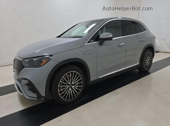 4JGGM2BBXPA016543 2023 MERCEDES-BENZ EQE Серый Передняя левая четверть