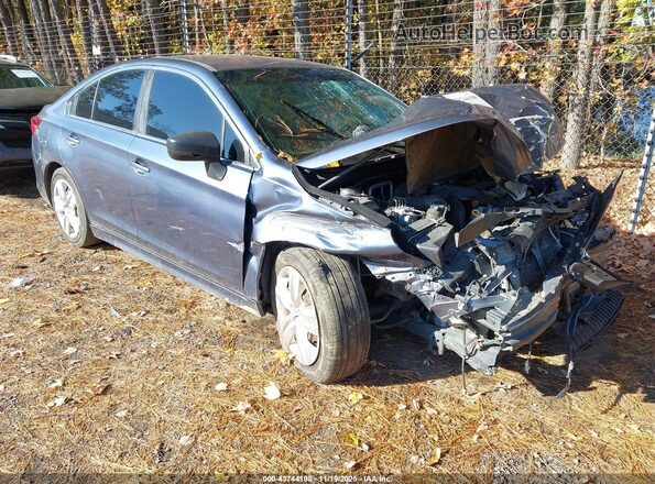 4S3BNAA68J3045335 2018 SUBARU LEGACY Синий Передняя правая четверть