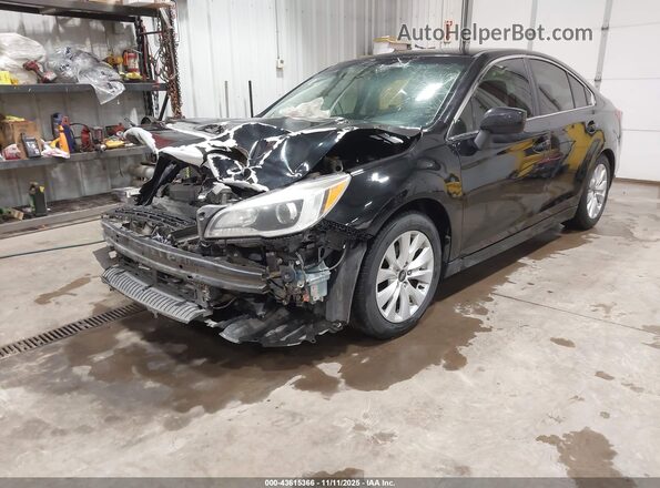 4S3BNAC60G3049286 2016 SUBARU LEGACY Black Przód lewy