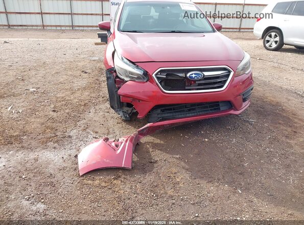 4S3BNAC6XJ3036648 2018 SUBARU LEGACY Red Вид спереду