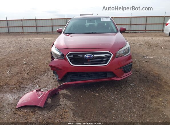 4S3BNAC6XJ3036648 2018 SUBARU LEGACY Red Вид щитка приладів