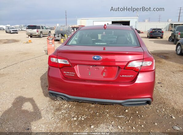 4S3BNAC6XJ3036648 2018 SUBARU LEGACY Red 