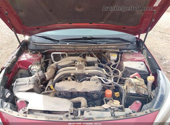 4S3BNAC6XJ3036648 2018 SUBARU LEGACY Red Вид ззаду