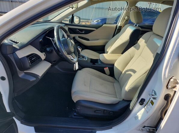 4S3BWAF65M3006261 2021 SUBARU LEGACY White Vista interior delantera