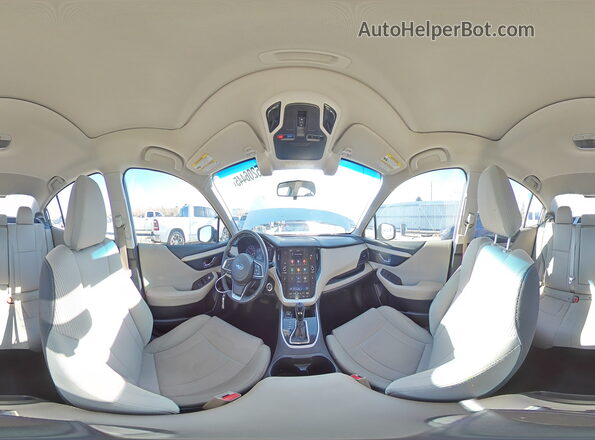 4S3BWAF65M3006261 2021 SUBARU LEGACY White Vista interior de 360 grados