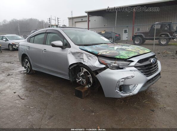 4S3BWAF66P3015376 2023 SUBARU LEGACY Серебряный Передняя правая четверть
