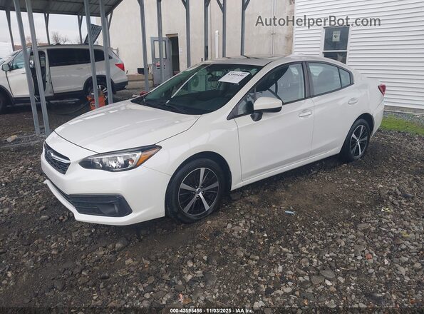4S3GKAD69P3602045 2023 SUBARU IMPREZA Белый Передняя левая четверть