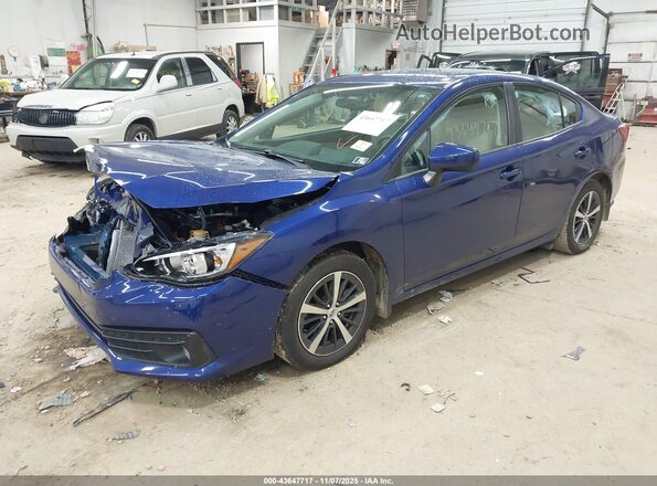 4S3GKAV63P3604906 2023 SUBARU IMPREZA Blue Vista tres cuartos delantera izquierda