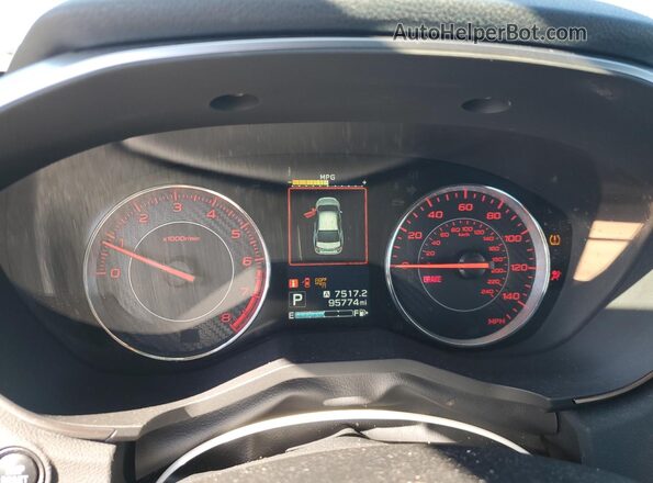 4S3GTAL65H3703664 2017 SUBARU IMPREZA Серебряный Вид щитка приборов