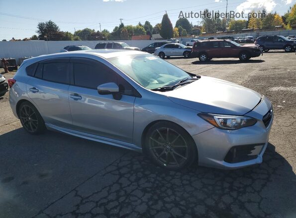 4S3GTAM6XM3708724 2021 SUBARU IMPREZA Silver Առջևի աջ