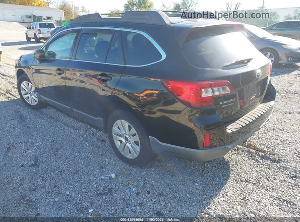 4S4BSAFC7H3284999 2017 SUBARU OUTBACK Черный Задняя левая четверть