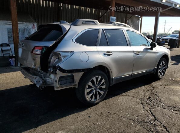4S4BSENC6G3245781 2016 SUBARU OUTBACK Серебряный Задняя правая четверть