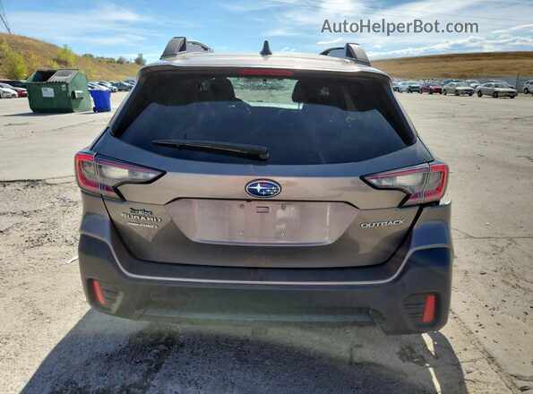 4S4BTACC3M3107183 2021 SUBARU OUTBACK Коричневый Вид сзади