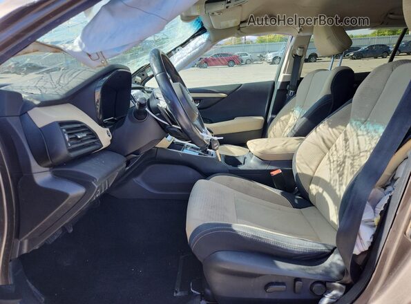 4S4BTACC3M3107183 2021 SUBARU OUTBACK Коричневый Вид салона спереди